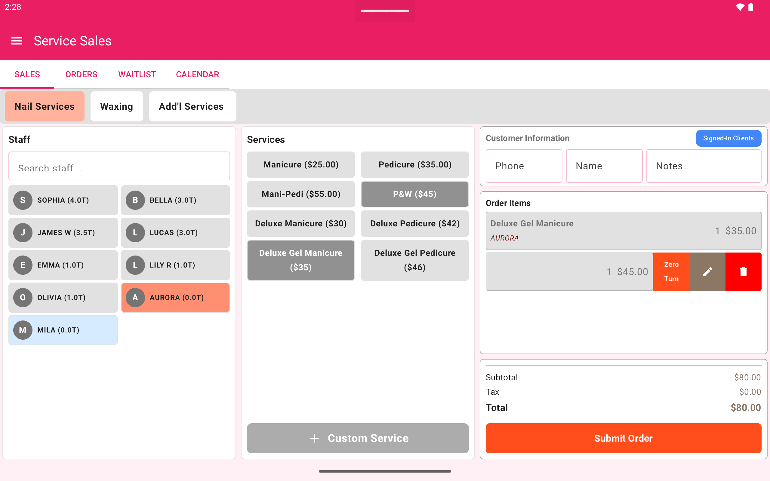 GPOS Salon POS
